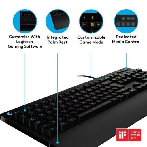 Logitech G213 Prodigy RGB Gaming Keyboard