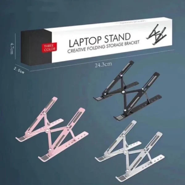 Laptop Holder Stand Adjustable Foldable Portable for Notebook Computer Bracket Lifting Cooling Holder Non slip
