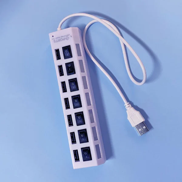 sg-11134301-7rcf9-ltkxrsethaclec.webp Multi Port USB Hub Splitter with Individual Switch and Powered ON OFF for Laptop PC
